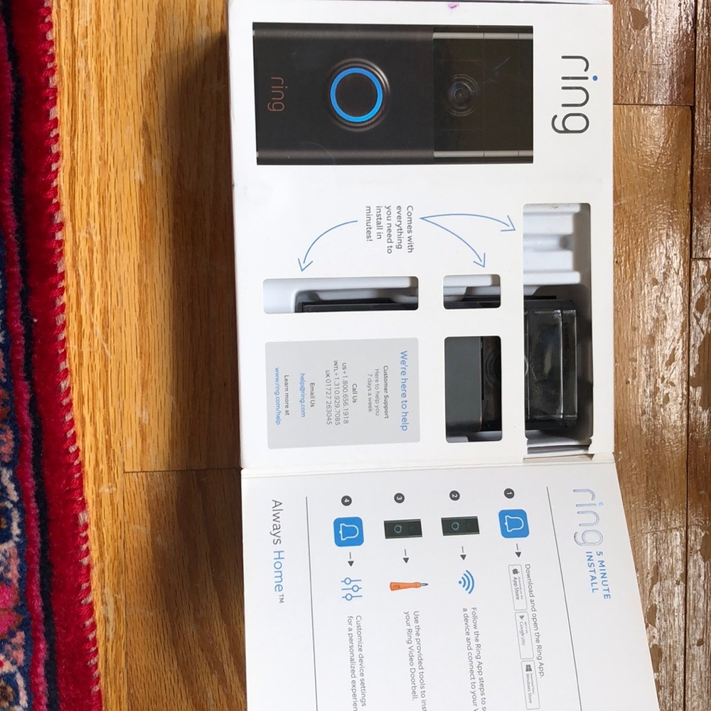Ring video doorbell